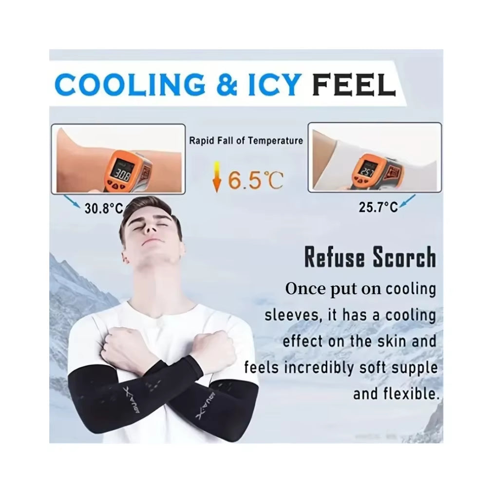 3-Pack Breathable UV Sun Protection Sleeves – Lightweight Outdoor Sports, Driving & Travel Arm Gear