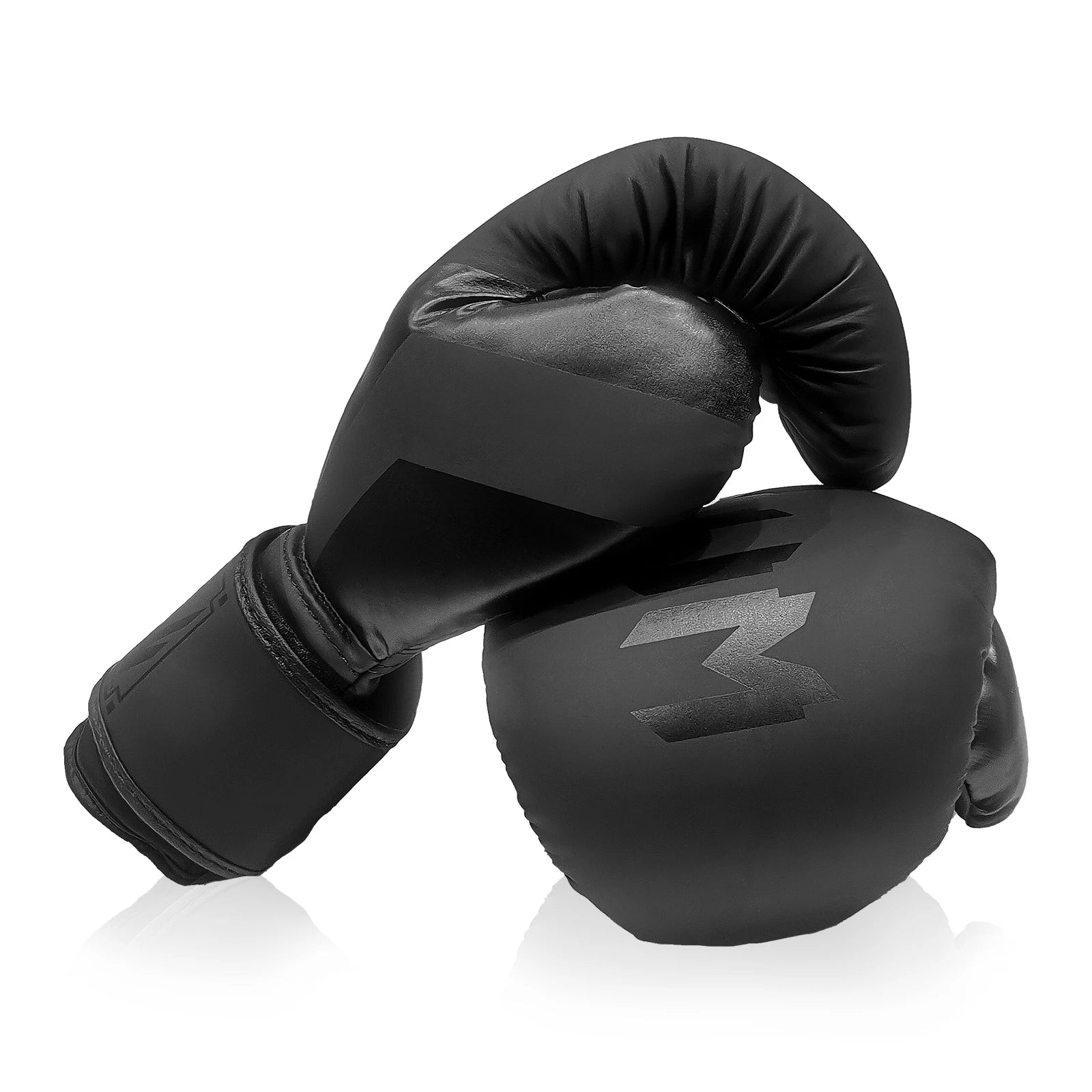 PU Leather Boxing Gloves – Breathable, Cushioned Training Gloves for Kids & Adults, 60-16Oz, Taekwondo & Muay Thai