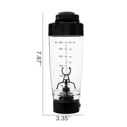 600ML Electric Protein Shaker Bottle – Automatic Vortex Mixer | Eco-Friendly Blender Cup for Gym, Fitness & Smooth Shakes