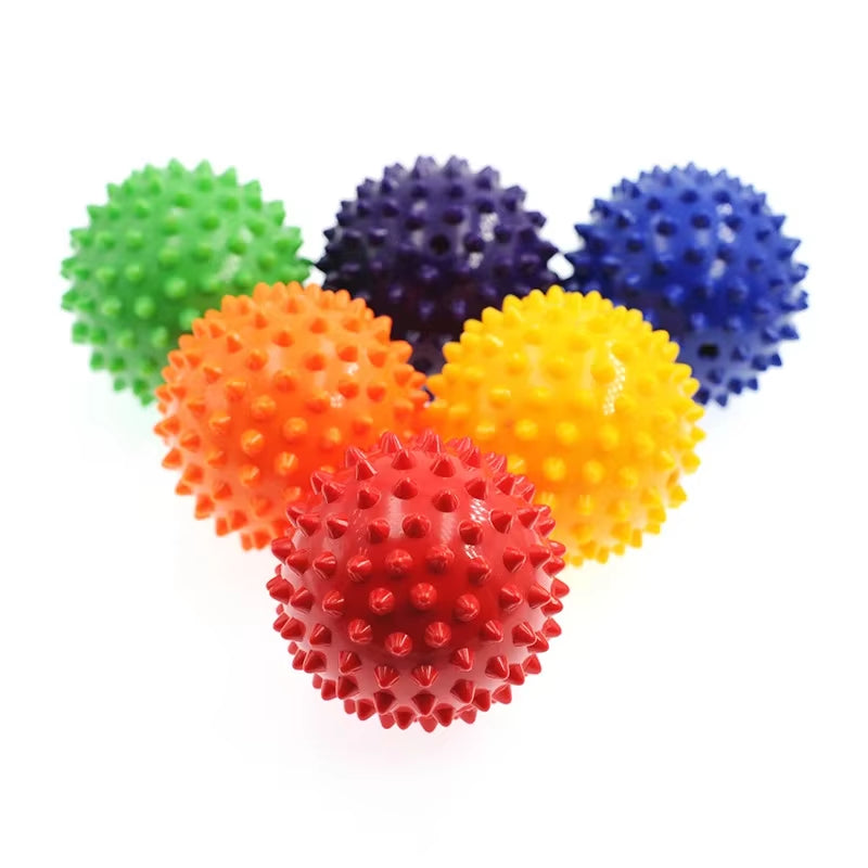 7cm Spiked Massage Ball – PVC Fitness & Physiotherapy Tool for Plantar Fasciitis, Muscle Relief & Body Building