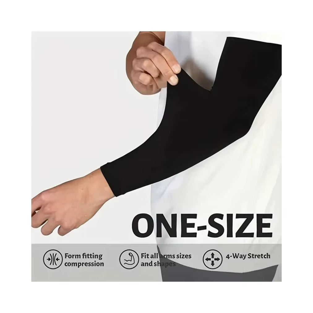3-Pack Breathable UV Sun Protection Sleeves – Lightweight Outdoor Sports, Driving & Travel Arm Gear