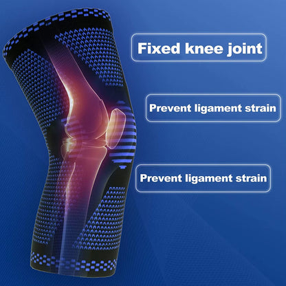 Sports Knee Brace for Meniscus & ACL Pain Relief – Gel Patella Support with Side Stabilizers & Adjustable Velcro, Compression Sleeve for Injury Recovery