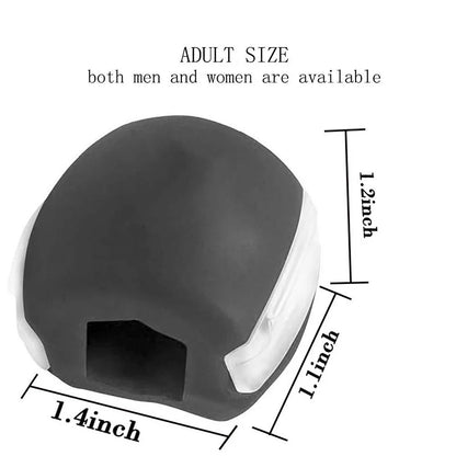 Jaw Exerciser Face Fitness Ball – Double Chin Reducer & Jawline Trainer | 40LB Resistance Silicone Facial Toner