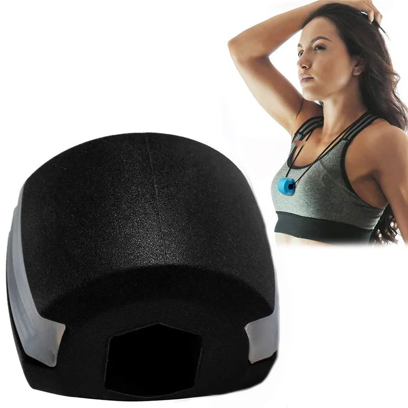 Jaw Exerciser Face Fitness Ball – Double Chin Reducer & Jawline Trainer | 40LB Resistance Silicone Facial Toner
