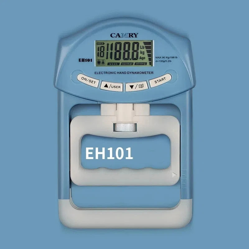 Digital Hand Dynamometer Grip Strength Tester – 396Lbs/180Kg USB Rechargeable Hand Grip Meter with LCD Display | Fitness & Health Training Tool
