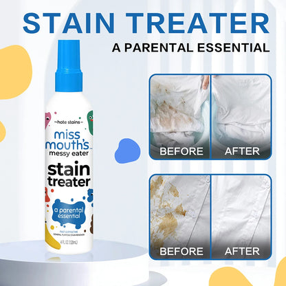 120ML Stain Remover for Clothes,Portable Spray and Wash Stain Remover for Coat,Fabric Carpet Stain Spray Yellow Removal Bleach
