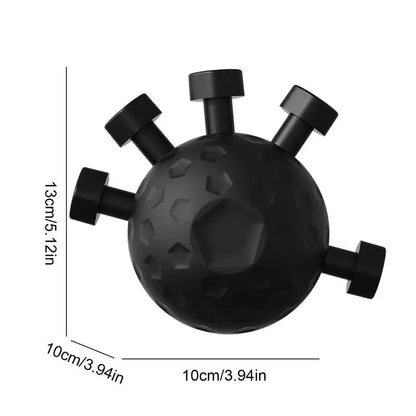 Finger Hand Strengthener – 5-Finger Grip Training Device | Hand, Wrist & Forearm Exercise Ball for Stress Relief, Musicians, Climbers & Fitness