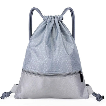 Foldable Waterproof Gym Bag – Unisex Sports Backpack for Men & Women | Drawstring Fitness Bag for Swimming, Camping, Hiking & Travel