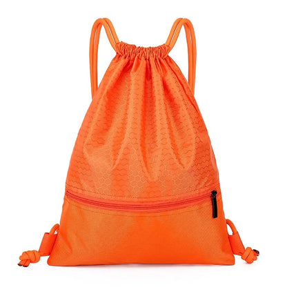 Foldable Waterproof Gym Bag – Unisex Sports Backpack for Men & Women | Drawstring Fitness Bag for Swimming, Camping, Hiking & Travel