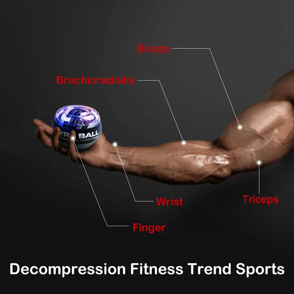 Self-Starting Gyro Ball – Wrist & Forearm Exerciser