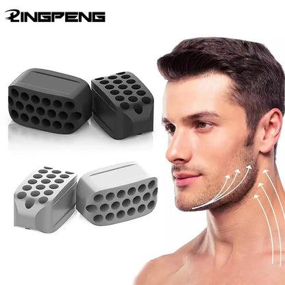 ChiselPro™ Silicone Jaw Exerciser – Double Chin Reducer & Jawline Fitness Ball for Men & Women | Facial Toner & Neck Toning Tool