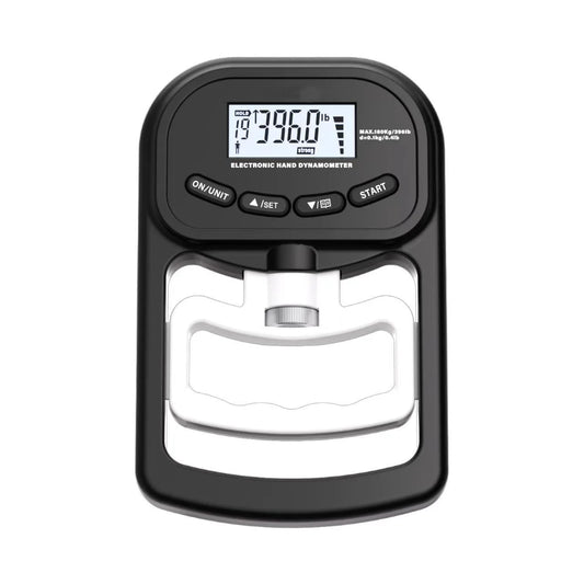 Digital Hand Dynamometer Grip Strength Tester – 396Lbs/180Kg USB Rechargeable Hand Grip Meter with LCD Display | Fitness & Health Training Tool