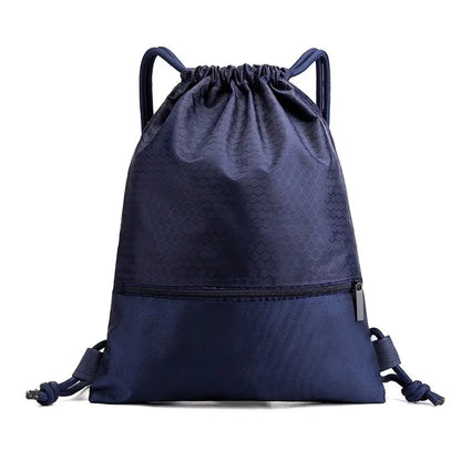 Foldable Waterproof Gym Bag – Unisex Sports Backpack for Men & Women | Drawstring Fitness Bag for Swimming, Camping, Hiking & Travel