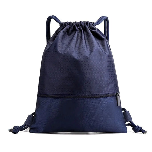 Foldable Waterproof Gym Bag – Unisex Sports Backpack for Men & Women | Drawstring Fitness Bag for Swimming, Camping, Hiking & Travel