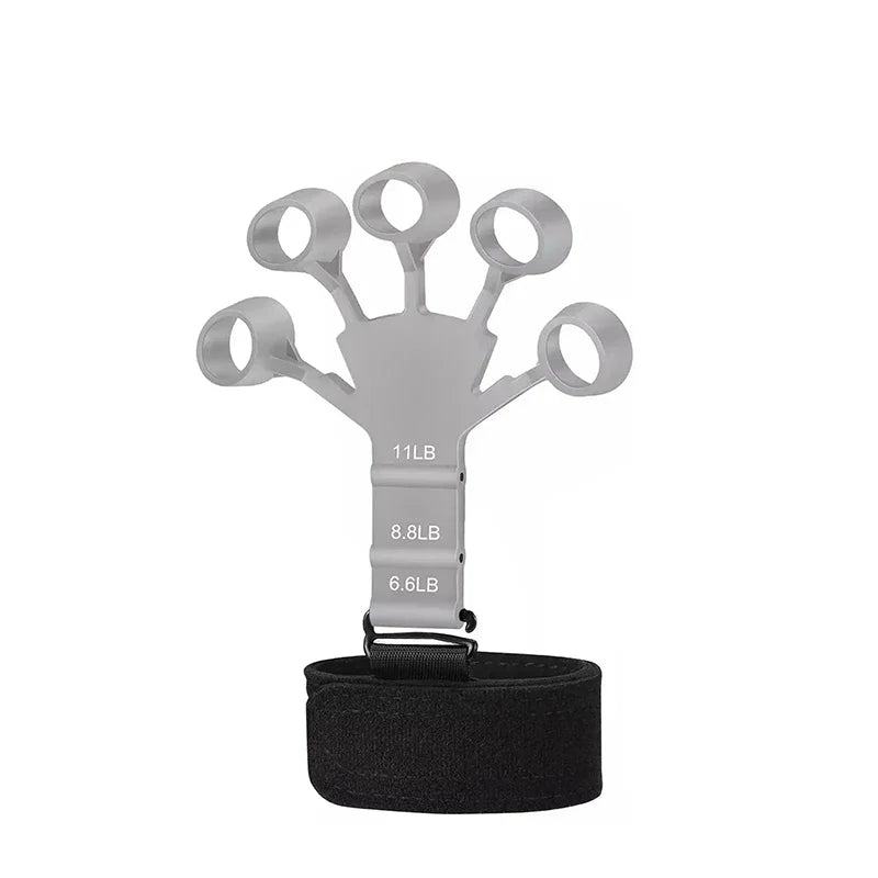 Finger Gripper & Exerciser – 6 Resistance Levels Hand Strengthener | Guitar Finger Trainer, Recovery & Fitness Tool