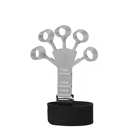 Finger Gripper & Exerciser – 6 Resistance Levels Hand Strengthener | Guitar Finger Trainer, Recovery & Fitness Tool
