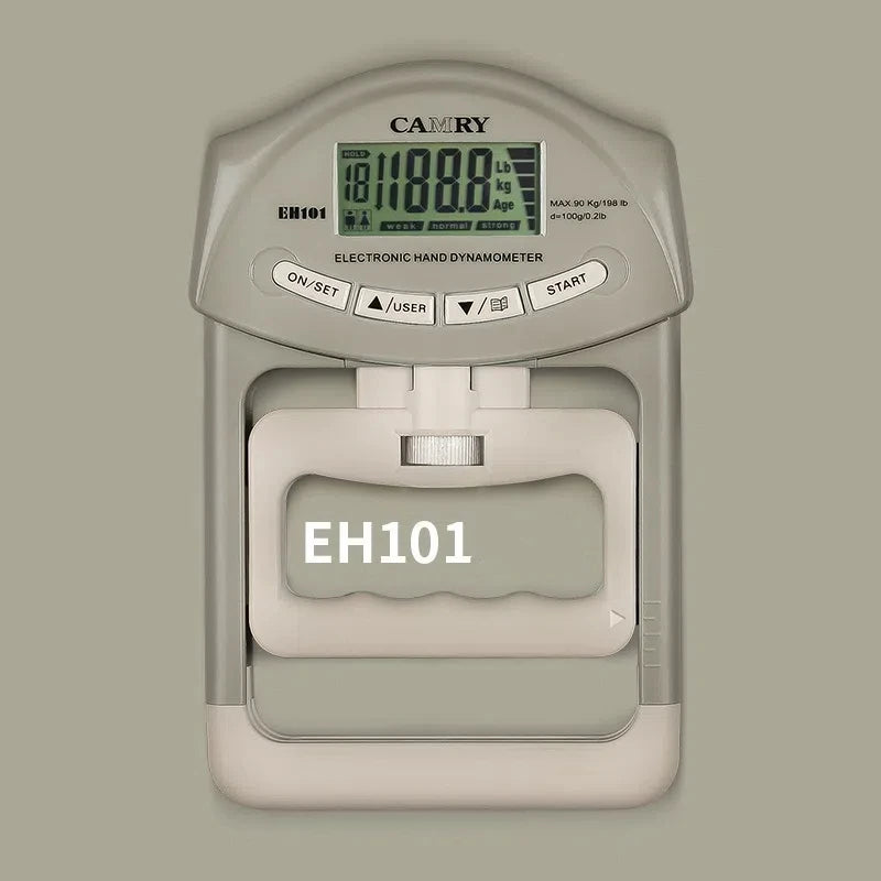 Digital Hand Dynamometer Grip Strength Tester – 396Lbs/180Kg USB Rechargeable Hand Grip Meter with LCD Display | Fitness & Health Training Tool