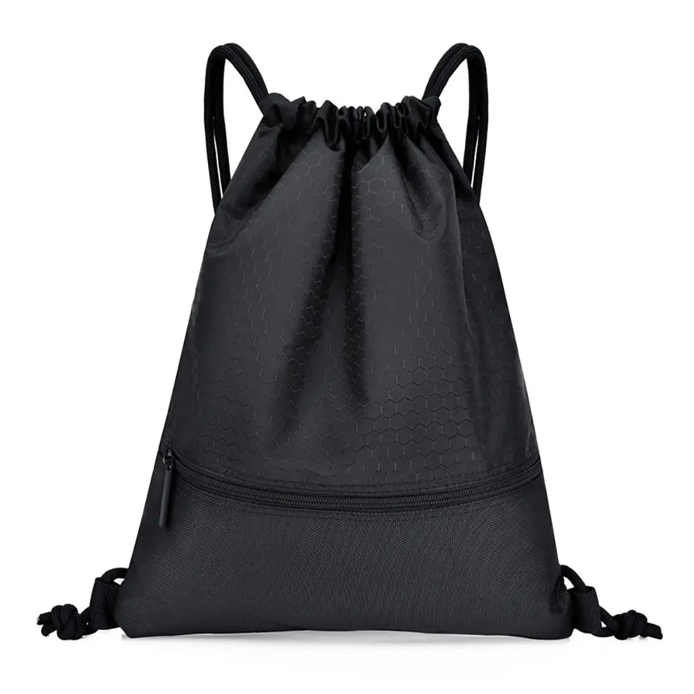 Foldable Waterproof Gym Bag – Unisex Sports Backpack for Men & Women | Drawstring Fitness Bag for Swimming, Camping, Hiking & Travel