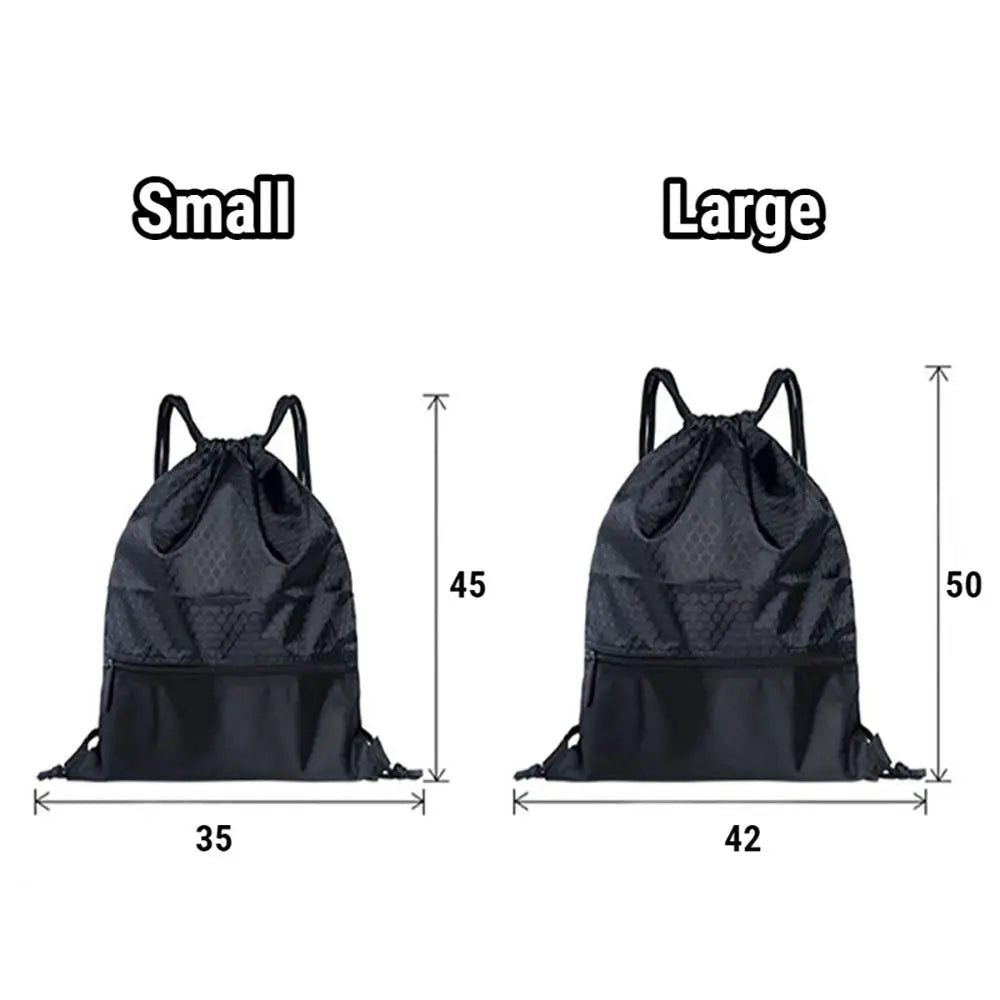 Foldable Waterproof Gym Bag – Unisex Sports Backpack for Men & Women | Drawstring Fitness Bag for Swimming, Camping, Hiking & Travel