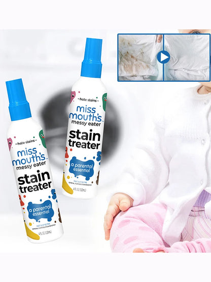 120ML Stain Remover for Clothes,Portable Spray and Wash Stain Remover for Coat,Fabric Carpet Stain Spray Yellow Removal Bleach