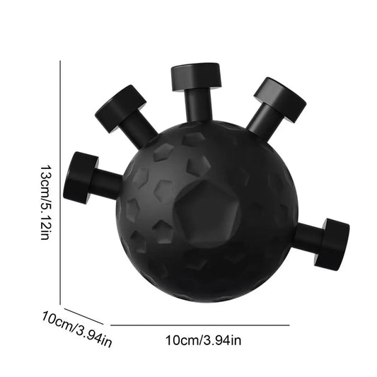 Finger Hand Strengthener – 5-Finger Grip Training Device | Hand, Wrist & Forearm Exercise Ball for Stress Relief, Musicians, Climbers & Fitness