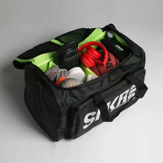 SNKR Large Sports Gym Bag with Shoe Compartment – Waterproof Training Duffel for Men & Women | Multi-Pocket Travel & Fitness Organizer