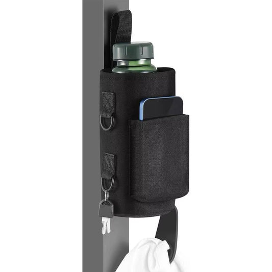 Magnetic Gym Water Bottle Sling Bag – Non-Slip Magnetic Holder for Fitness, Outdoor & Travel | Portable Adjustable Shoulder Strap Carrier for Men & Women