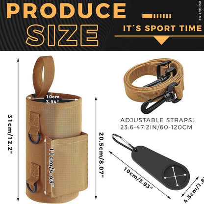 Magnetic Gym Water Bottle Sling Bag – Non-Slip Magnetic Holder for Fitness, Outdoor & Travel | Portable Adjustable Shoulder Strap Carrier for Men & Women