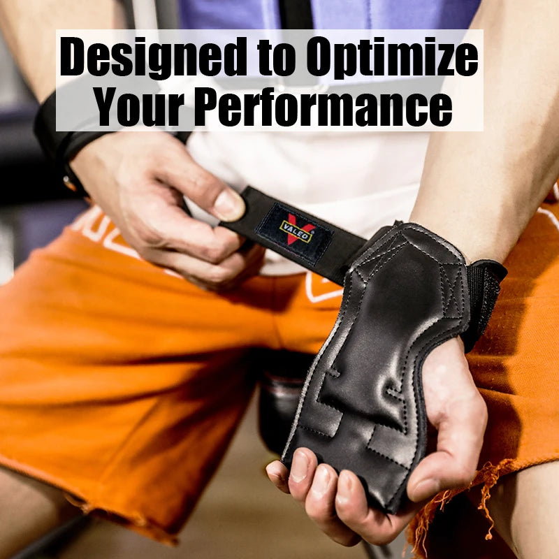 IronGrip™ Cowhide Weight Lifting Gloves – Wrist Wrap Support for Dumbbells, Barbells & Powerlifting | Leather Gym Gloves for Men & Women