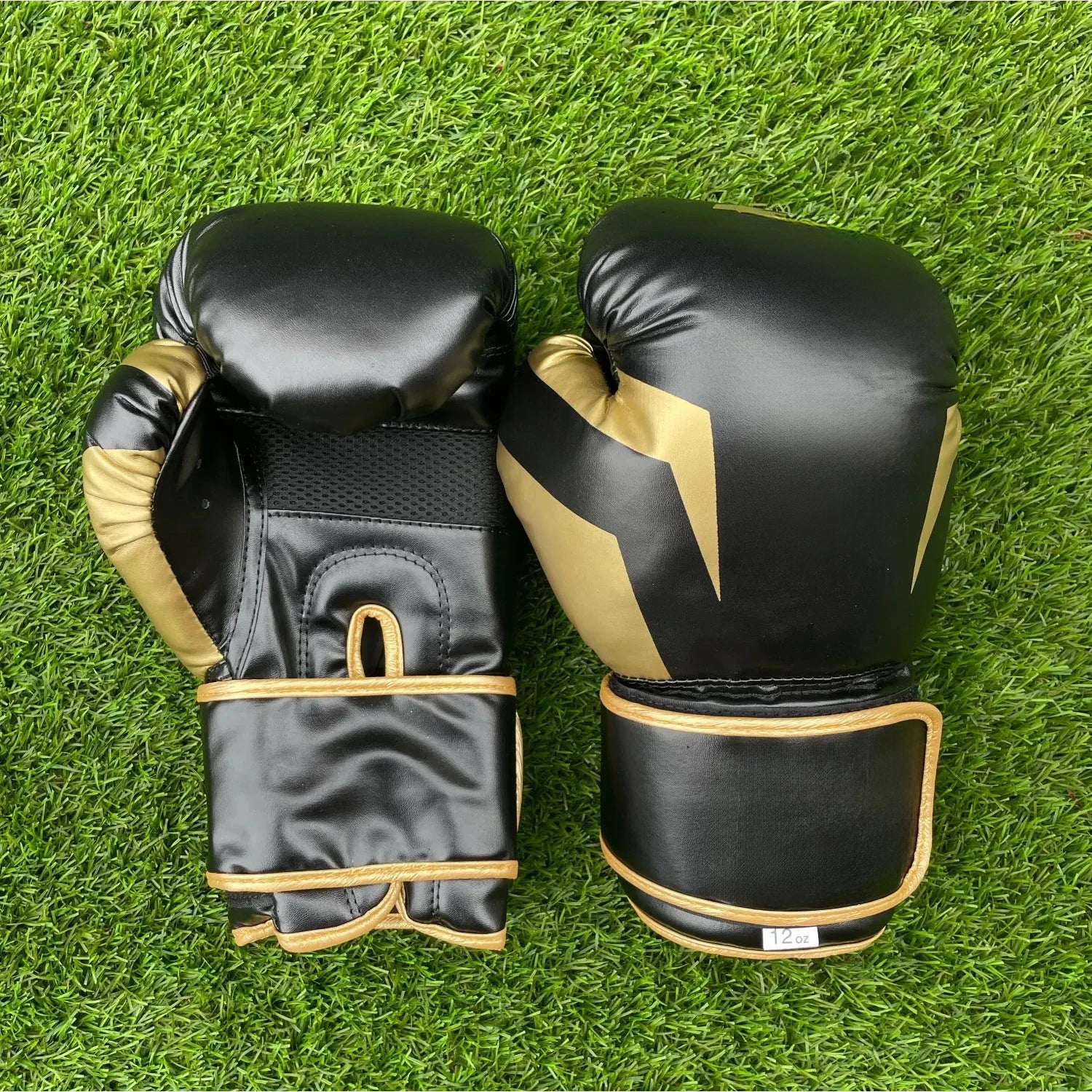 PU Leather Boxing Gloves – Breathable, Cushioned Training Gloves for Kids & Adults, 60-16Oz, Taekwondo & Muay Thai